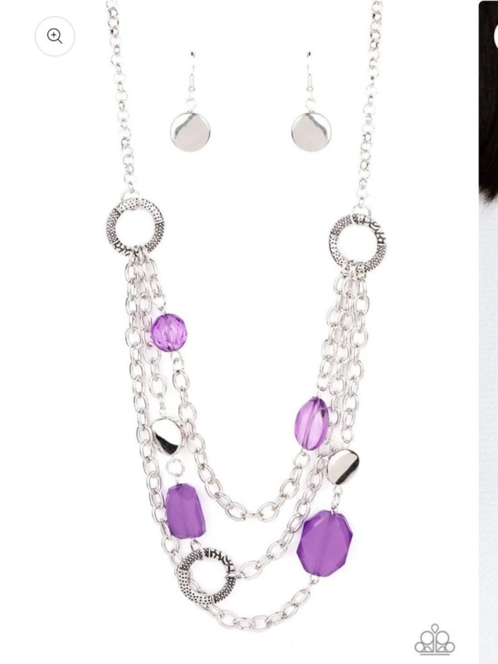 Paparazzi Oceanside Spa purple necklace